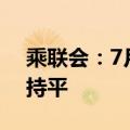 乘联会：7月份皮卡市场销售3.9万辆，同比持平