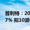 普利特：2024年上半年净利润同比下降28.47% 拟10派0.2元