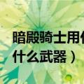 暗殿骑士用什么武器最好105级（暗殿骑士用什么武器）