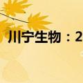 川宁生物：2024上半年净利润增长96.05%