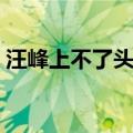 汪峰上不了头条的顺口溜（汪峰上不了头条）