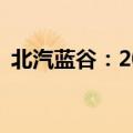 北汽蓝谷：2024年上半年净亏损25.71亿元
