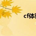 cf体验服公告（cf体验服g）