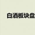 白酒板块盘初下挫 山西汾酒一度跌超8%