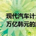 现代汽车计划在2025年至2027年回购总计4万亿韩元的股票