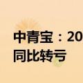 中青宝：2024年上半年净亏损2500.85万元 同比转亏