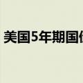 美国5年期国债发行中标收益率创一年来最低