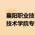 襄阳职业技术学院专业代码2023（襄阳职业技术学院专业）