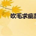 吹毛求疵是什么意思（吹是什么意思）