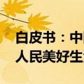 白皮书：中国能源含“绿”量不断提升 保障人民美好生活需要