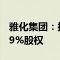 雅化集团：拟5500万元收购金恒公司23.8979%股权