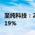 至纯科技：2024年上半年净利润同比下降32.19%