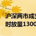 沪深两市成交额早盘突破5000亿元 较上日此时放量1300亿元