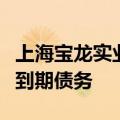上海宝龙实业：公司部分并表子公司未能清偿到期债务