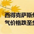 西得克萨斯州瓦哈枢纽（Waha）的现货天然气价格跌至负值区间