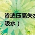 渗透压高失水还是吸水高（渗透压高失水还是吸水）