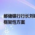 邮储银行行长刘建军：今年将增加分红频次 已通过中期分红框架性方案