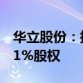 华立股份：拟以3.58亿元收购苏州尚源智能51%股权