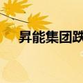 昇能集团跌近26% 被点名股权高度集中