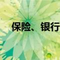 保险、银行股早盘走弱 天茂集团跌超5%