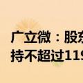 广立微：股东武岳峰亦合及其一致行动人拟减持不超过119万股