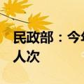 民政部：今年上半年共实施临时救助417.7万人次