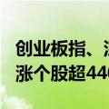 创业板指、深指涨幅扩大至1% 沪深京三市上涨个股超4400只