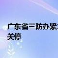 广东省三防办紧急通知：全省滨海景区关闭、跨海航线及时关停