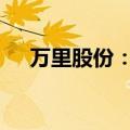 万里股份：要约收购期满 股票停牌一天