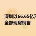 深圳以66.65亿元挂牌宝安区一宗涉宅用地 地块内商品住房全部现房销售