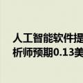 人工智能软件提供商C3.ai第一财季每股亏损0.05美元，分析师预期0.13美元