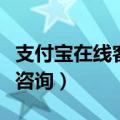 支付宝在线客服咨询在哪里（支付宝在线客服咨询）