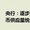 央行：逐步淡化对数量目标关注 研究完善货币供应量统计口径