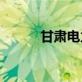 甘肃电力现货市场今天正式运行