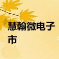 慧翰微电子：首次公开发行股票并在创业板上市