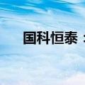 国科恒泰：向全资子公司增资990万元