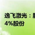 逸飞激光：股东怡珀新能源等计划减持不超过4%股份