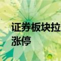 证券板块拉升走强 中国银河、锦龙股份双双涨停