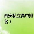 西安私立高中排名前十西航花园高级中学（西安私立高中排名）
