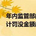 年内监管部门针对内幕交易开出68张罚单 合计罚没金额超6亿元