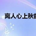 离人心上秋的意思（离人心上秋什么意思）