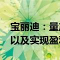 宝丽迪：量产的COFs材料尚未形成批量销售以及实现盈利