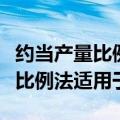 约当产量比例法适用于什么的产品（约当产量比例法适用于）