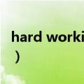 hard working是什么意思（king是什么意思）