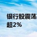 银行股震荡反弹 中国银行、农业银行双双涨超2%