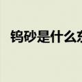 钨砂是什么东西有什么作用（钨砂是什么）