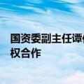 国资委副主任谭作钧：鼓励中央企业积极与社会资本开展股权合作