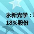 永新光学：联席董事长、总经理增持公司0.018%股份