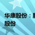 华康股份：股东福建雅客拟减持不超过1.00%股份