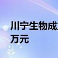 川宁生物成立投资发展公司，注册资本6000万元